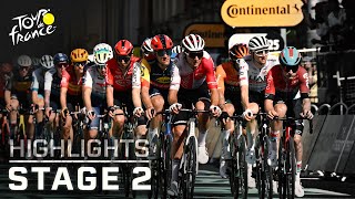 Tour de France 2024 Stage 2  EXTENDED HIGHLIGHTS  6302024  Cycling on NBC Sports [upl. by Hendren121]