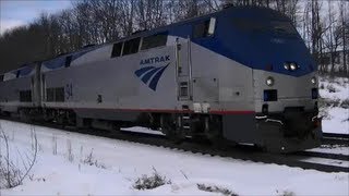 BNSF Light Power Crew Changes and Boards Amtrak [upl. by Mosier318]