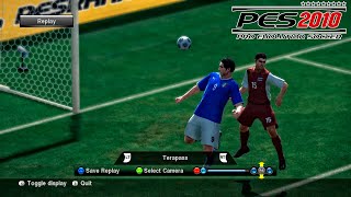 Pro Evolution Soccer 2010  Italy vs Thailand 30  CPU vs CPU [upl. by Orozco]