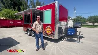 8x16 Food Trailer for Sale  Concession Nation [upl. by Sardella]