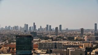 View of Tel Aviv skyline [upl. by Kendra211]