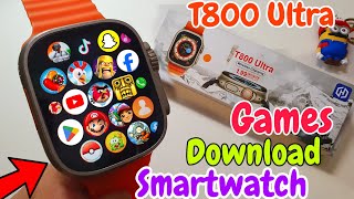 t800 ultra smartwatch download games  T800 Ultra Smartwatch install Games  T800 ultra game [upl. by Atnwahsal]