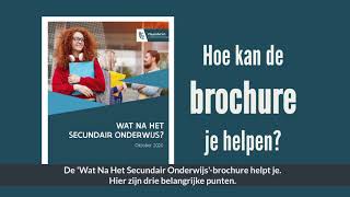 Wat na het secundair onderwijs [upl. by Terb]