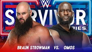 BRAUN STROWMAN vs OMOS Gaint vs Gaint RING COLLAPSED [upl. by Okiek849]