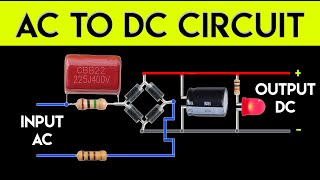 convert 220V AC to 5V DC without Transformer [upl. by Thorman]