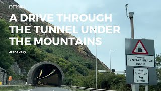 A drive through the Penmaenbach Tunnel under the mountains  Conwy  Llandudno [upl. by Naji]