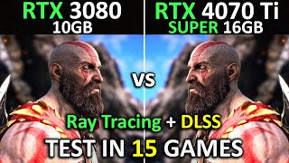 RTX 3080 vs RTX 4070 Ti SUPER  Test in 15 Games  1440p amp 4K2160p  Worth Upgrading 🤔  2024 [upl. by Isnyl]