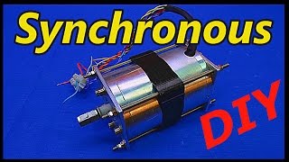 Make Permanent Magnet Synchronous Motor Generator DIYCircuit [upl. by Reiter]