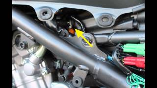 Plug A Pair Valve on a Motorcycle Honda CB500 [upl. by Anatnas]