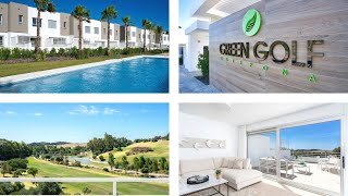 NEW townhouses for sale in Estepona Malaga Green Golf 🏠 [upl. by Kellen]