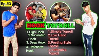 All Types Of Hook And Toproll  know every Variations of Hook and Toproll full explanation [upl. by Noam]