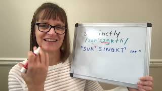 How to Pronounce Succinct and Succinctly [upl. by Aramak]