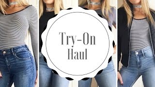 CLOTHING TRYON HAUL PacSun HampM ect ♡ Cesley Taft [upl. by Nerty]