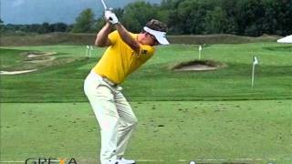 Luke Donald  slow motion golf swing [upl. by Gamali]