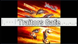 Judas Priest  Traitors Gate Guitar tabs [upl. by Valenza347]