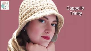 Tutorial CAPPELLO Pescatore alluncinetto PUNTO TRINITY [upl. by Eenttirb27]