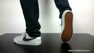 NIKE SB BLAZER LOW GT summit white obsidian university red 704939 146 [upl. by Ttej]