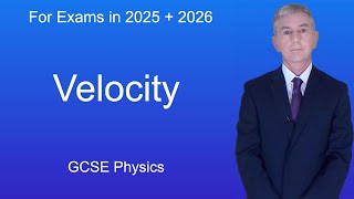 GCSE Physics Revision quotVelocityquot [upl. by Okia643]