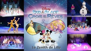 disney sur glace 2018 crois en tes reves  ZENITH de LILLE 1218 [upl. by Callista]