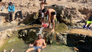 MOROCCAN HAMMAM BELDI 🇲🇦 💦 We Didn’t Expect HOT SPRINGS in MOROCCO [upl. by Egiaf]