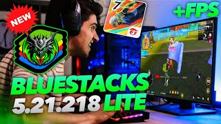 NUEVO BLUESTACKS 521218 LITE 🔥Emulador para PC GAMA BAJA 🟢 Como DESCARGAR Free Fire para PC 2024 [upl. by Hamer]