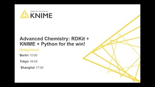 Advanced chemistry RDKit  KNIME  Python for the win [upl. by Rufina]