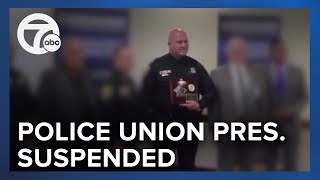 Dearborn police union president suspended after domestic violence arrest [upl. by Amalee]