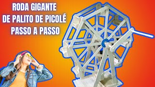 Artesanato de Palito de Picolé Passo a Passo  Ideias Com Palito de Picolé [upl. by Schach]