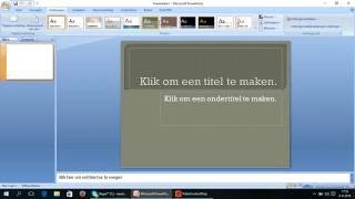 powerpoint maken [upl. by Calista]