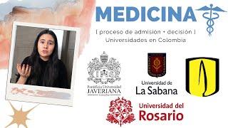 Proceso de Admisión a Medicina en Colombia [upl. by Yurik]