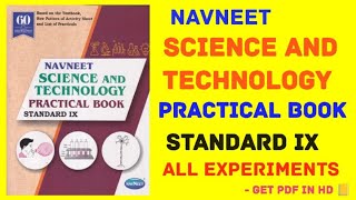 9th Science amp Technology Practical Book All Experiments Answers Navneet  DipDesale [upl. by Adlih893]