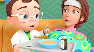 Sick Song  CoComelon Nursery Rhymes amp Kids Songs [upl. by Phillips]