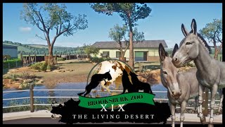 Brooksburk Zoo  The Living Desert  Planet Zoo  Speedbuild [upl. by Urbani]