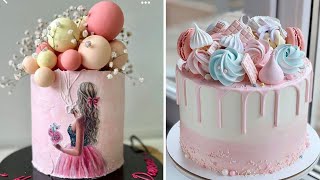 Oddly Satisfying Cake Decorating Compilation  So Yummy Cake Recipes For Party [upl. by Bush]