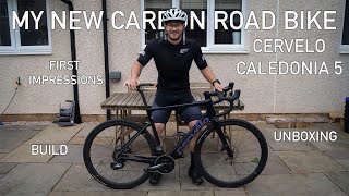 CERVELO CALEDONIA 5 2021  Unboxing Build Review  Carbon Road Bike [upl. by Pelmas]