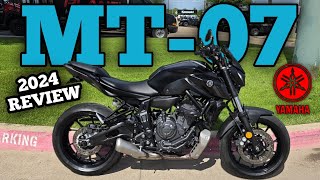 2023 YAMAHA MT07 RIDE amp REVIEW  Best Beginner Motorcycle review yamaha mt07 [upl. by Cormier329]