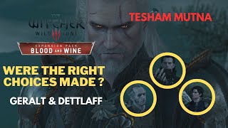 Did Dettlaff do right thing to Syanna  Witcher 3 Blood Wine  Tesham Mutna thewitcher3 gameplay [upl. by Azeria]