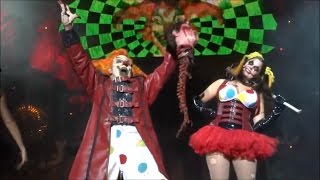 Front Row HHN25 Halloween Horror Nights Jack The Clown  The Carnage Returns 2015 Full Show [upl. by Spracklen]