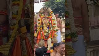 Garuda Sevai Sri Lakshmi Satyanarayana Perumal Temple Nanganallur [upl. by Liatnahs]