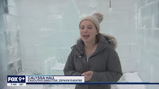 Ice Palace Maze unveiled for Wintertime in Stillwater I FOX 9 KMSP [upl. by Leahsim]