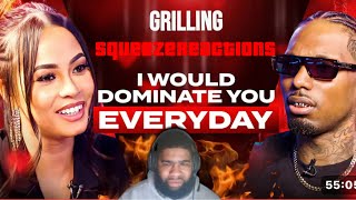 The tension is off the scale  Grilling with Castillo Squeeze Reaction [upl. by Tremml]