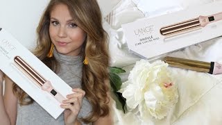 HOW I STYLE MY HAIR LAnge Curling Wand Review amp Demo [upl. by Bennir978]