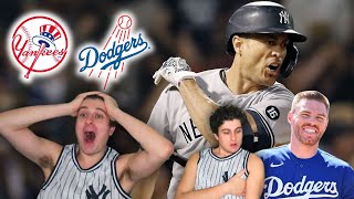 Freddie Grand Slam  Yankees Fan Reaction Game 1 WS [upl. by Kcirdot]