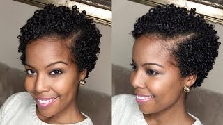 How To Wash N Go on Short Natural Hair  TWA [upl. by Shaner]