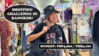 P5000 Shopping Challenge in Bangkok  Laureen Uy [upl. by Havot]