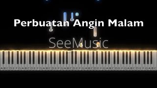 Perbuatan Angin Malam  JKT48  Piano Tutorial by Andre Panggabean [upl. by Rourke309]