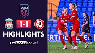 Highflying Liverpool HELD by Bristol City 🖐️ Liverpool 11 Bristol City  WSL Highlights [upl. by Eliathan828]