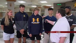 Wausau West Live Interviews First Day Students 1 [upl. by Allsopp]