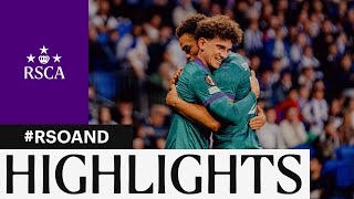 HIGHLIGHTS Real Sociedad  RSC Anderlecht  20242025 [upl. by Slerahc272]