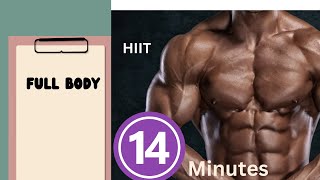 HIIT Full Body Workout No Equipment [upl. by Ahsauqal]